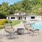 Manhattan Comfort Ashland 3-Piece Patio Conversation Set with Foot Ottomans in Cream OD-CV023-CR - alternate 1
